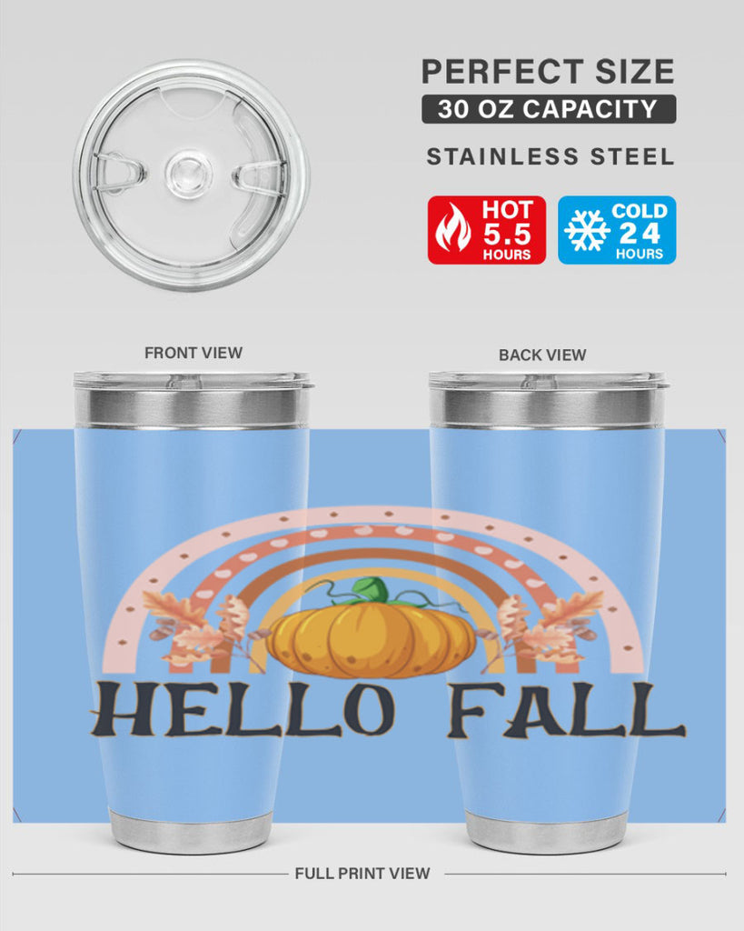 Fall Boho Rainbow 91#- fall- Tumbler