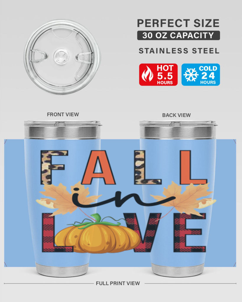Fall in Love 104#- fall- Tumbler