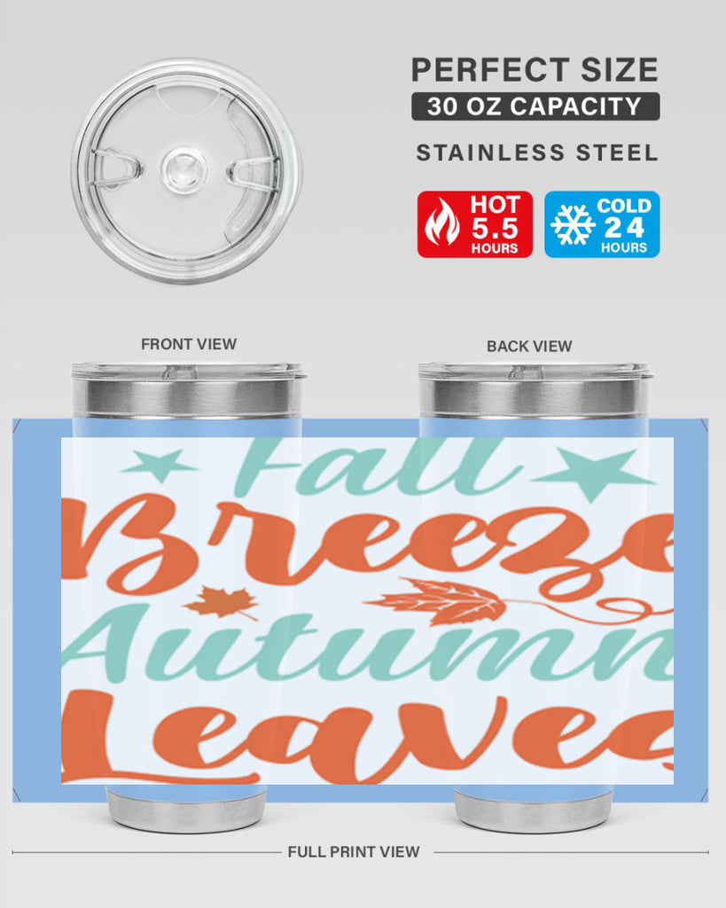 FallBreezeAutumnLeaves 147#- fall- Tumbler