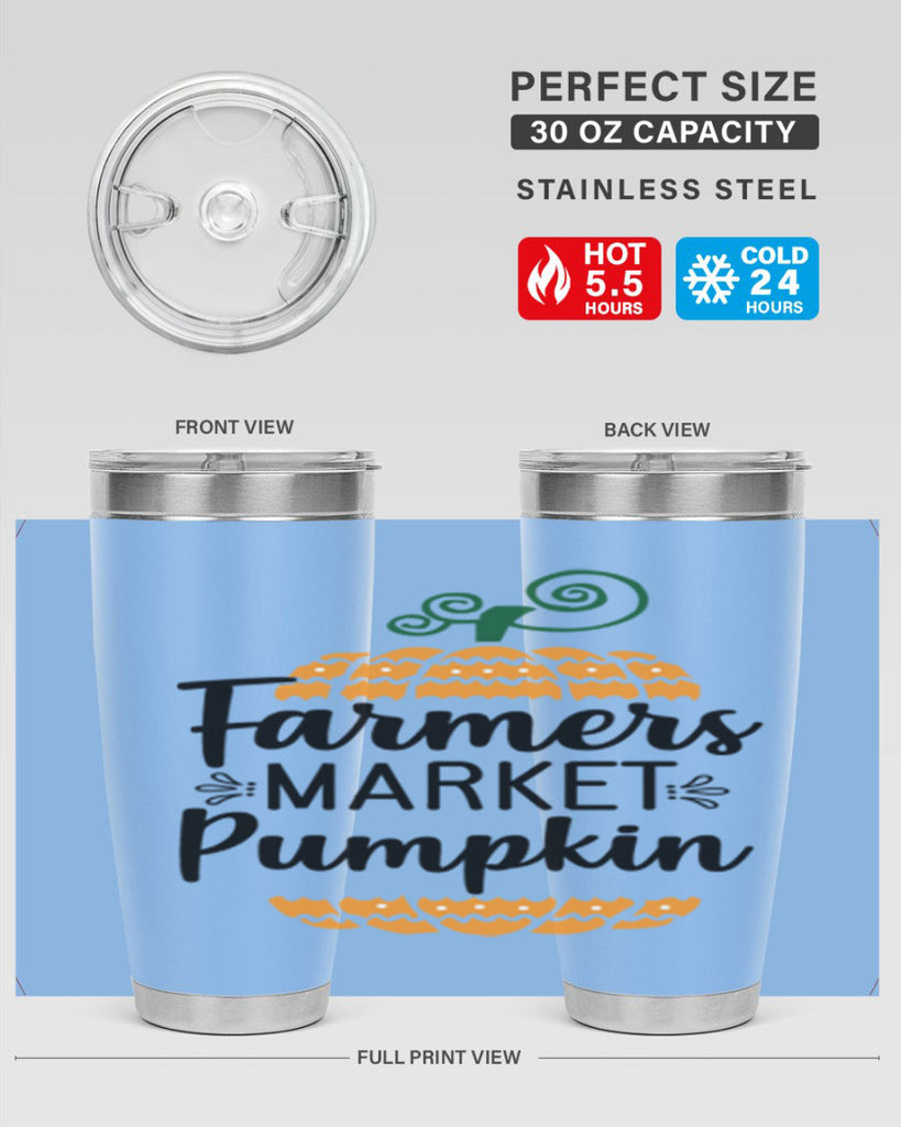 Farmersmarketpumpkin 179#- fall- Tumbler