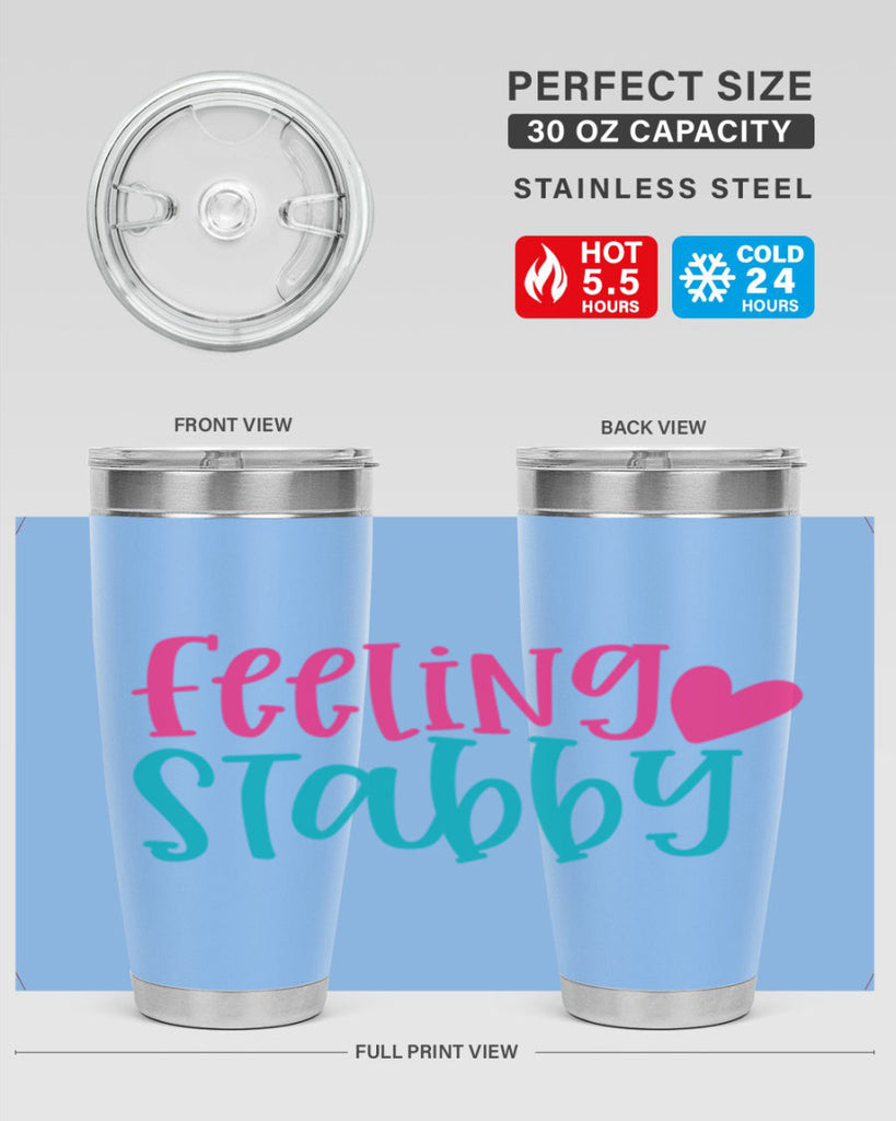 Feeling Stabby Nurse Style 386#- nurse- tumbler
