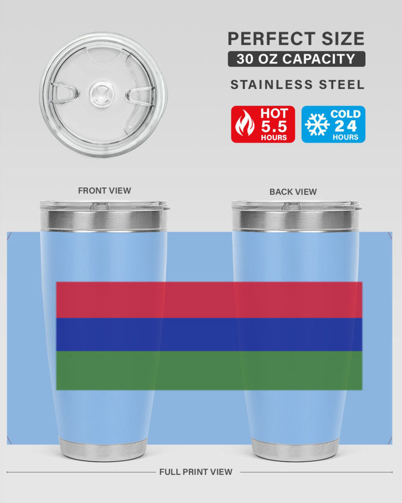 Gambia 135#- world flags- Tumbler