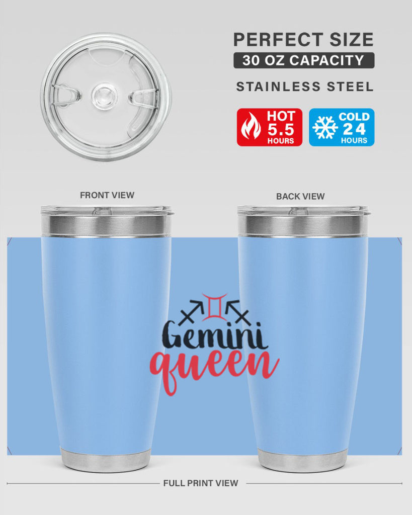 Gemini queen 215#- zodiac- Tumbler