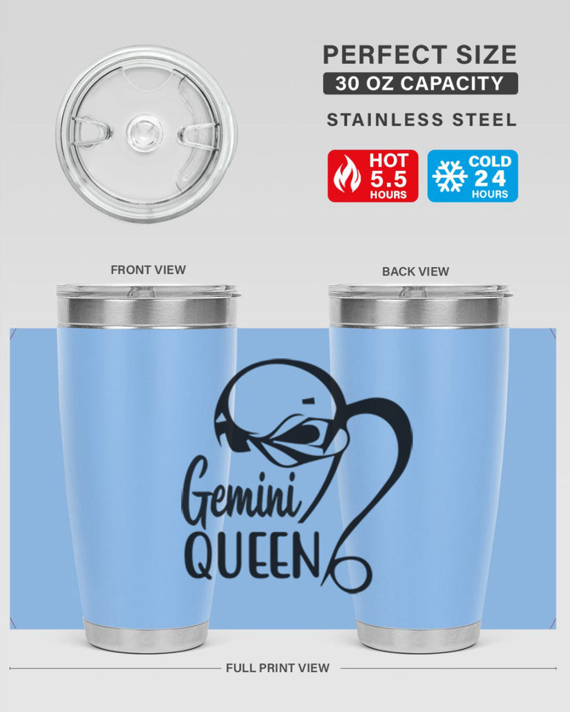 Gemini queen 231#- zodiac- Tumbler