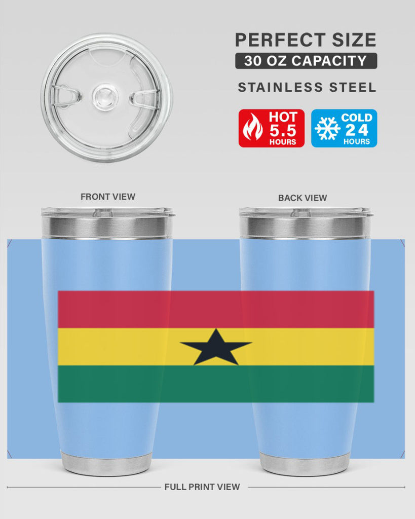 Ghana 132#- world flags- Tumbler