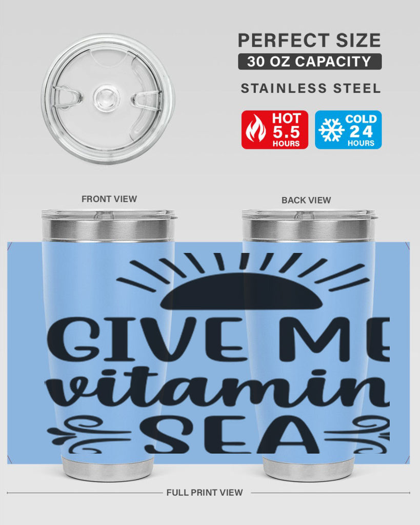 Give me vitamin sea 195#- mermaid- Tumbler