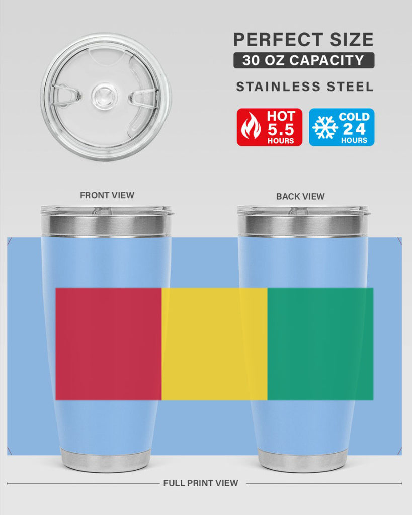 Guinea 127#- world flags- Tumbler