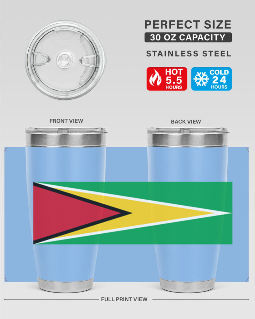 Guyana 126#- world flags- Tumbler