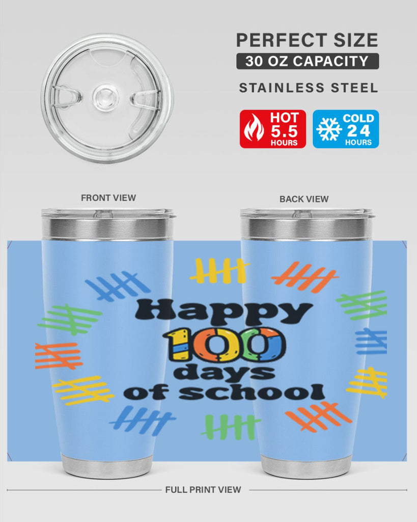 Happy 100 Days of School 51#- 100 days of school- Tumbler