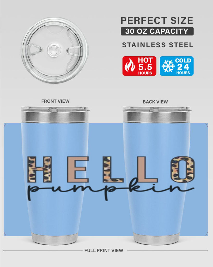Hello Pumpkin Fall 291#- fall- Tumbler