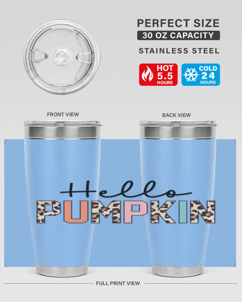Hello pumpkin 289#- fall- Tumbler