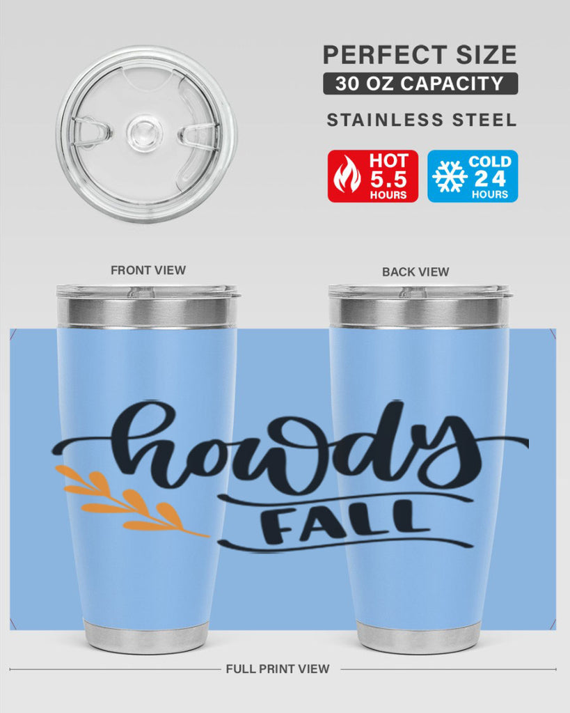 Howdy Fall 496#- fall- Tumbler
