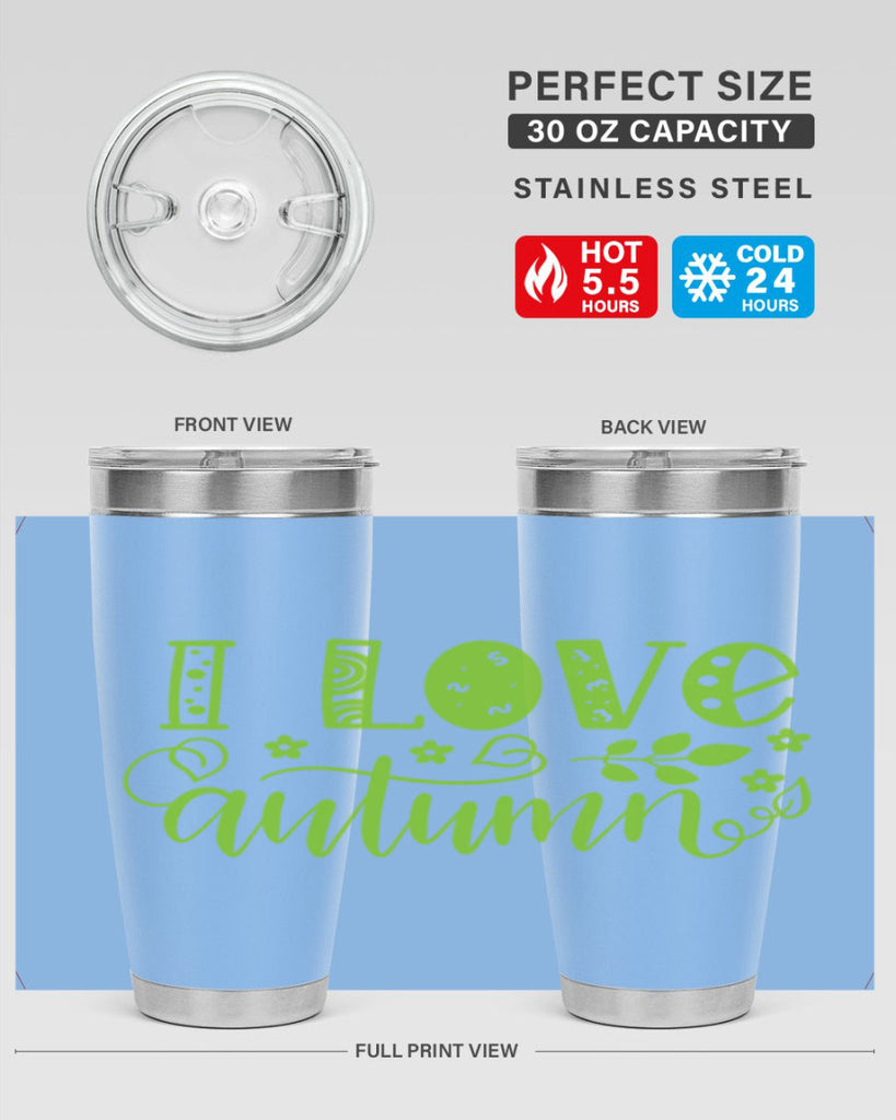 I Love Autumn 325#- fall- Tumbler