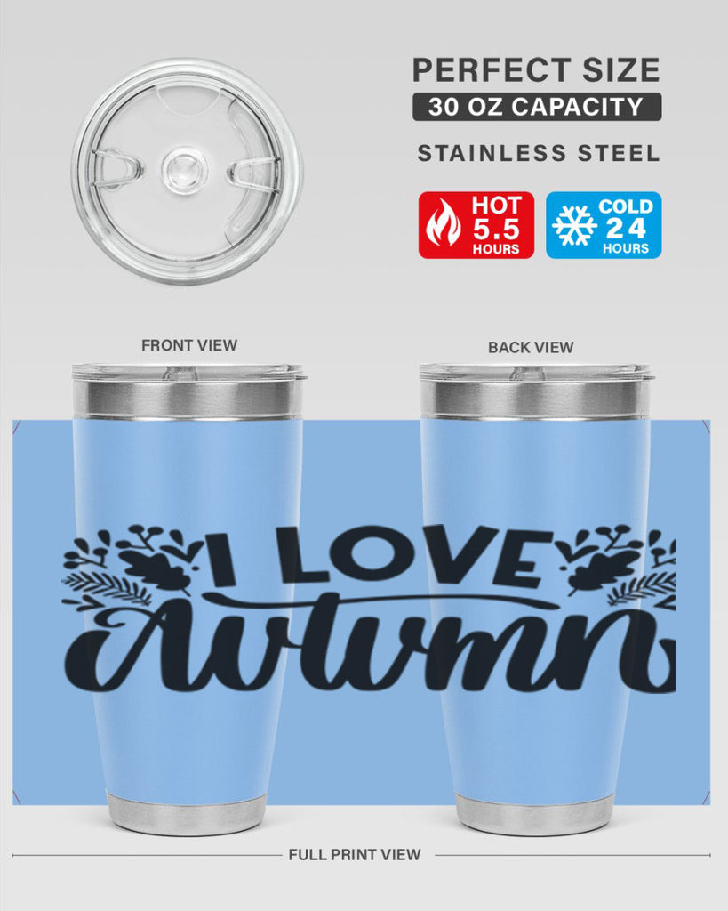 I Love Autumn 497#- fall- Tumbler