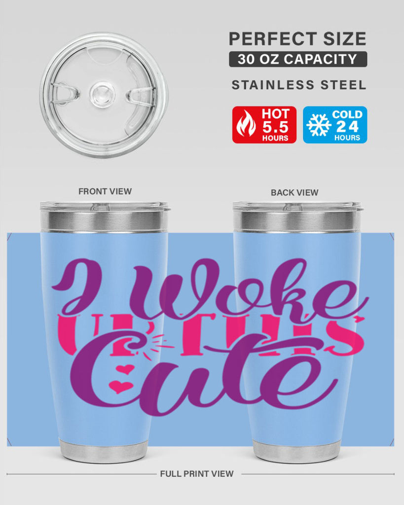 I Workup This Cute Style 243#- baby- tumbler