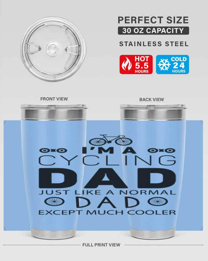 Im A Cycling Dad 4#- dad- Tumbler