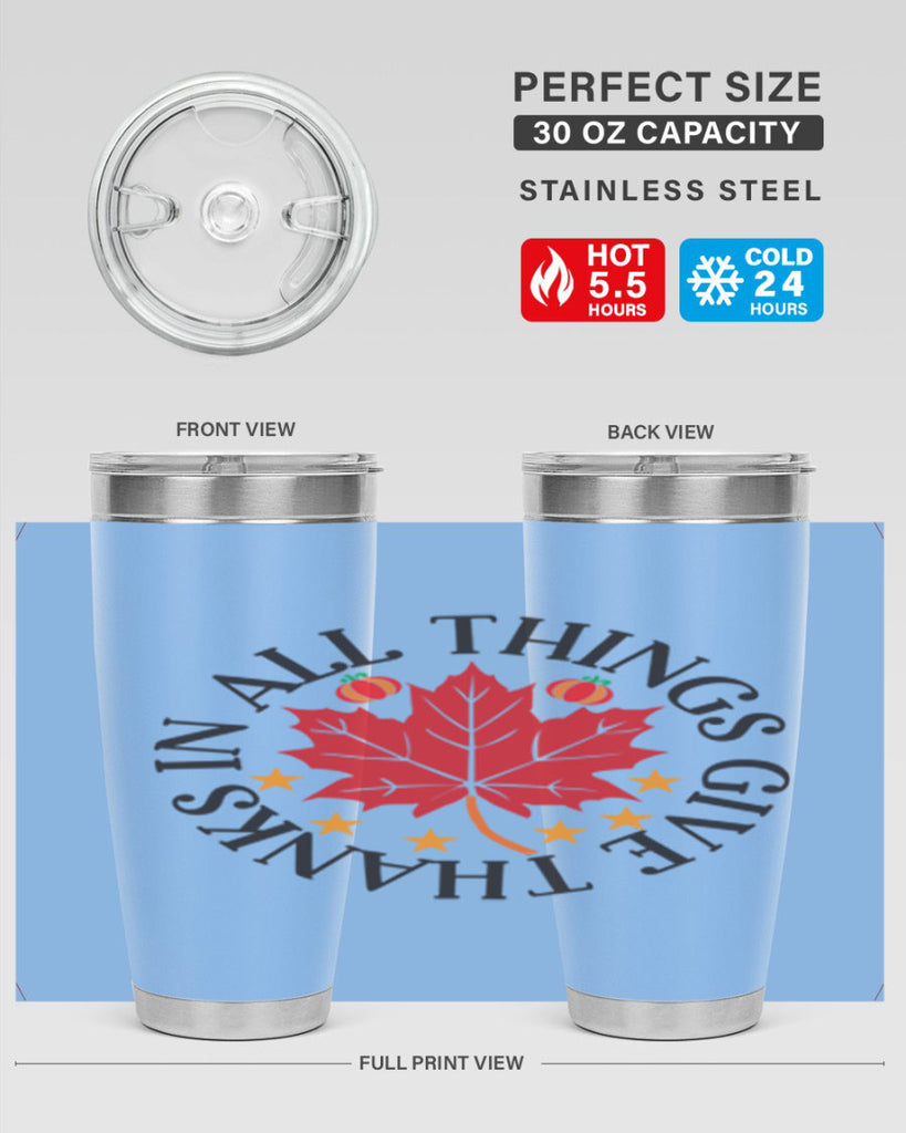 Inallthingsgivethanks 353#- fall- Tumbler