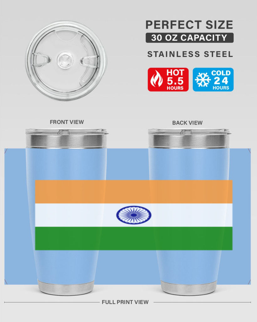 India 121#- world flags- Tumbler