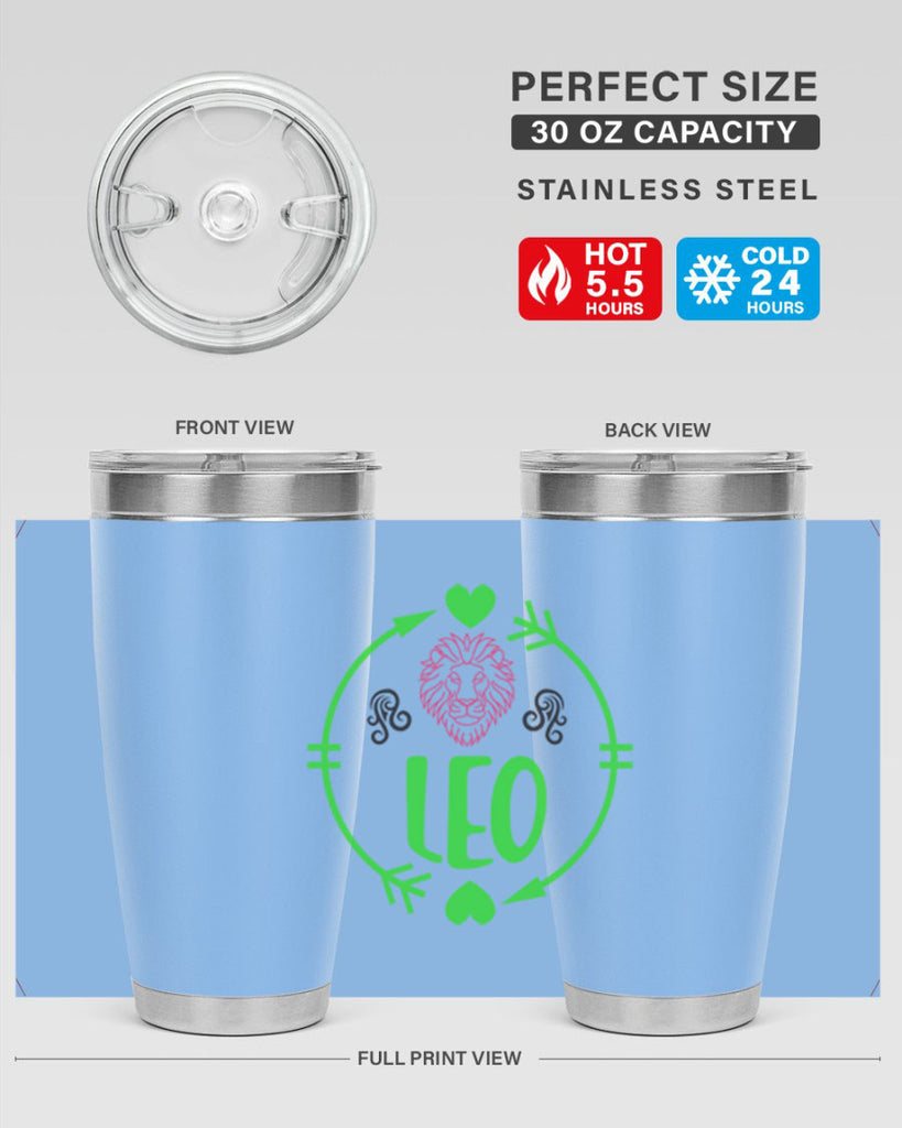 Leo 283#- zodiac- Tumbler