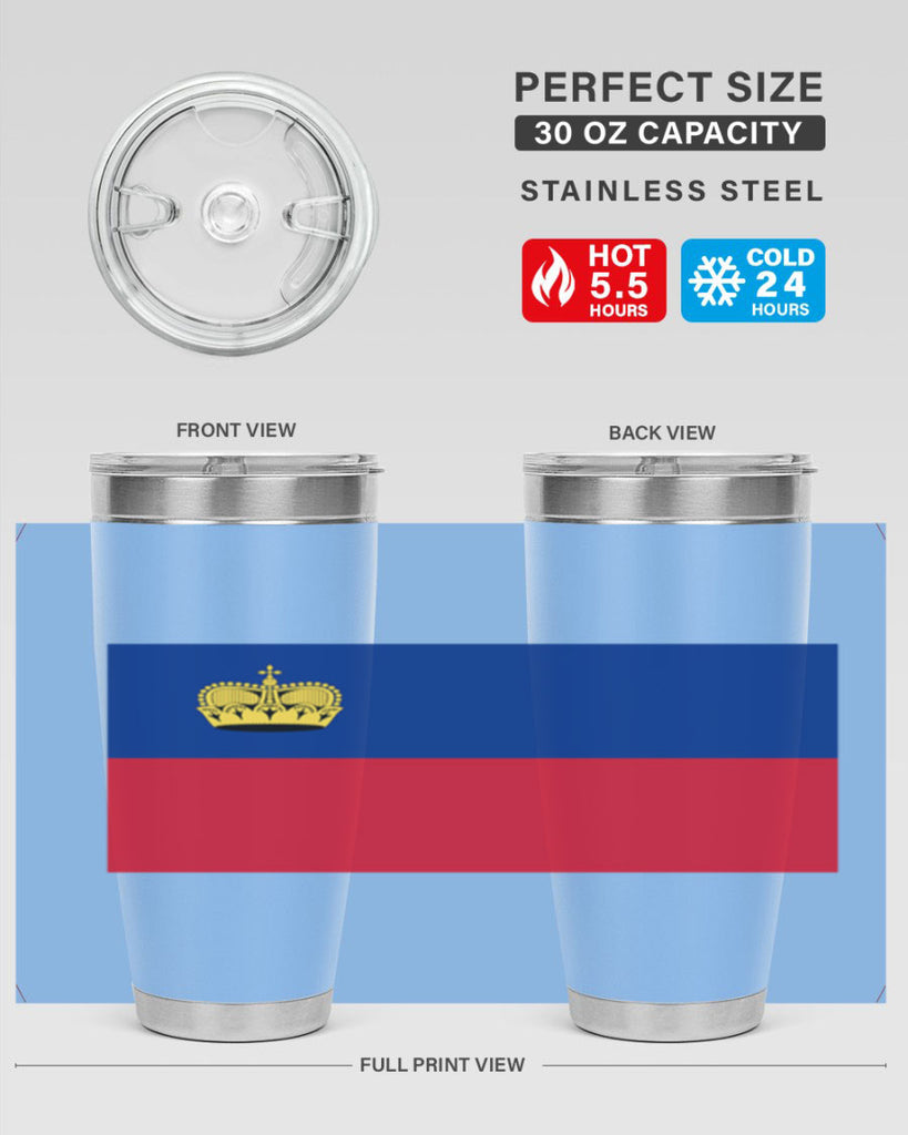 Liechtenstein 99#- world flags- Tumbler