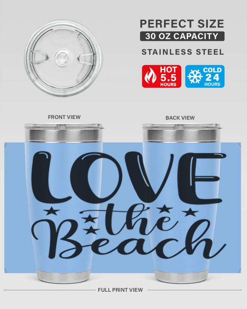 Love The Beach 305#- mermaid- Tumbler