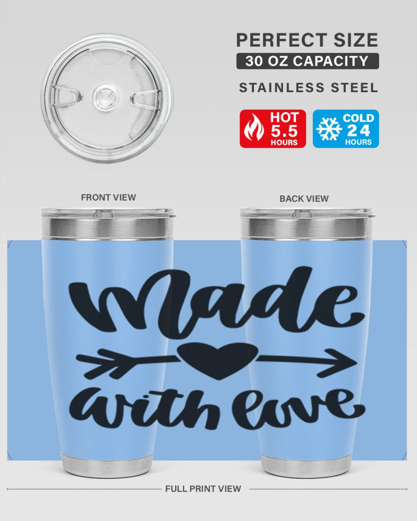 Made With Love Style 52#- baby- tumbler