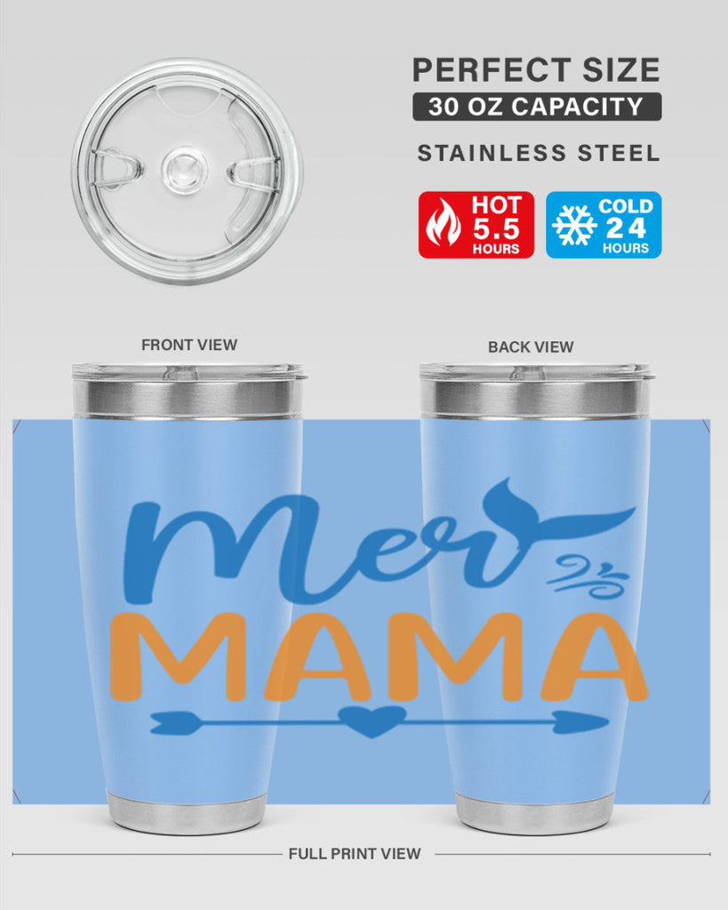 Mer Mama 330#- mermaid- Tumbler