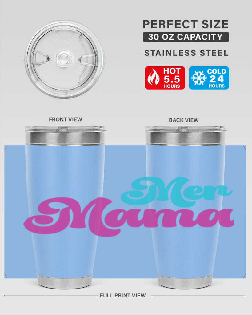 Mer Mama 334#- mermaid- Tumbler