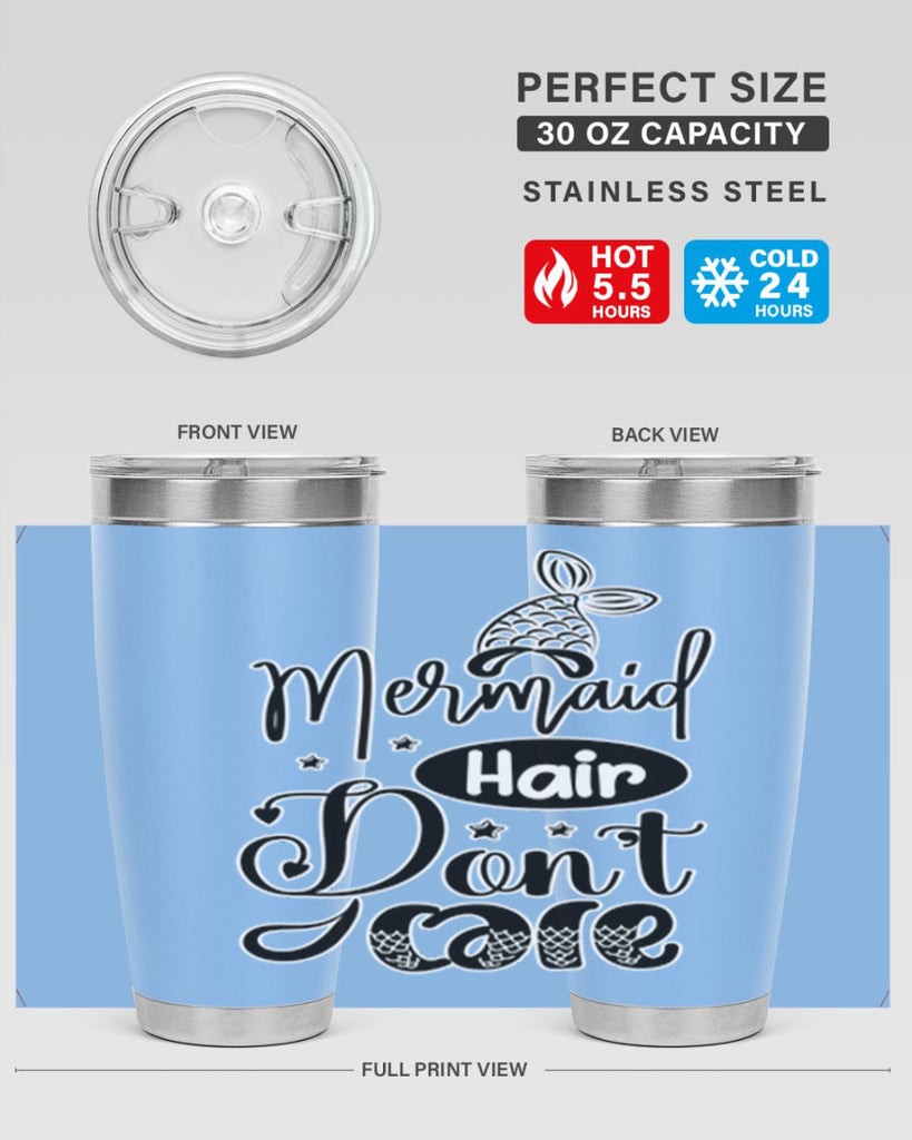 Mermaid Hair Dont Care 407#- mermaid- Tumbler