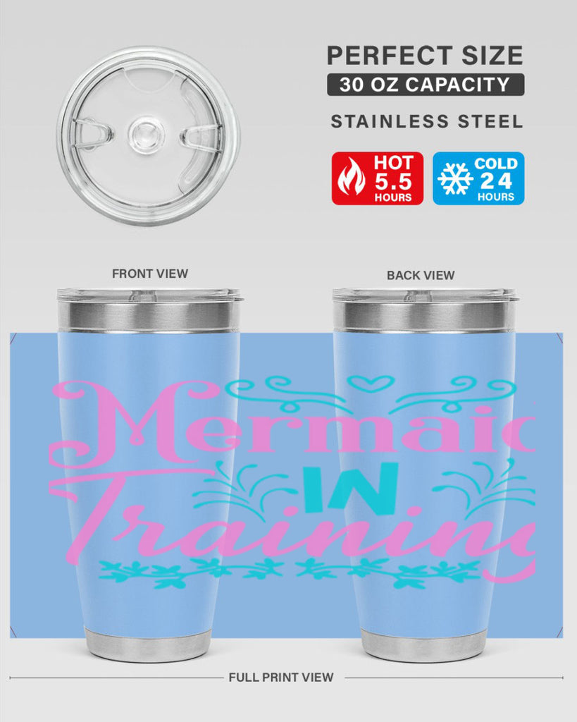 Mermaid In Training 366#- mermaid- Tumbler