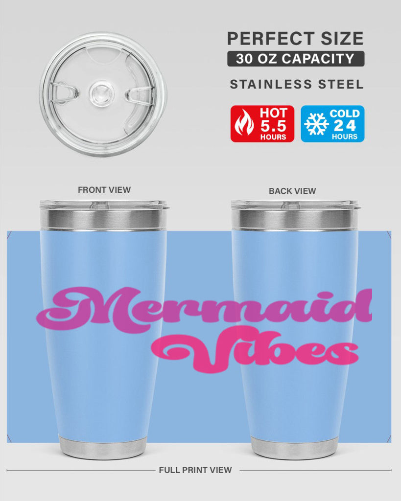 Mermaid Vibes 388#- mermaid- Tumbler