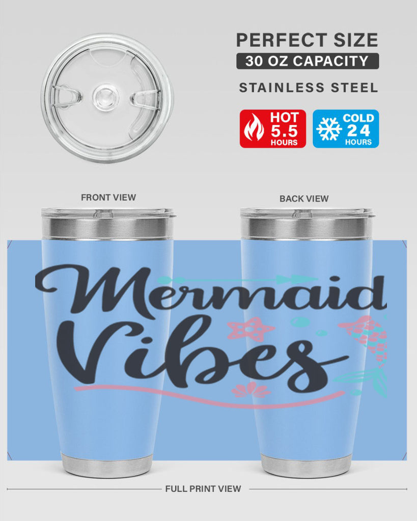 Mermaid Vibes 389#- mermaid- Tumbler