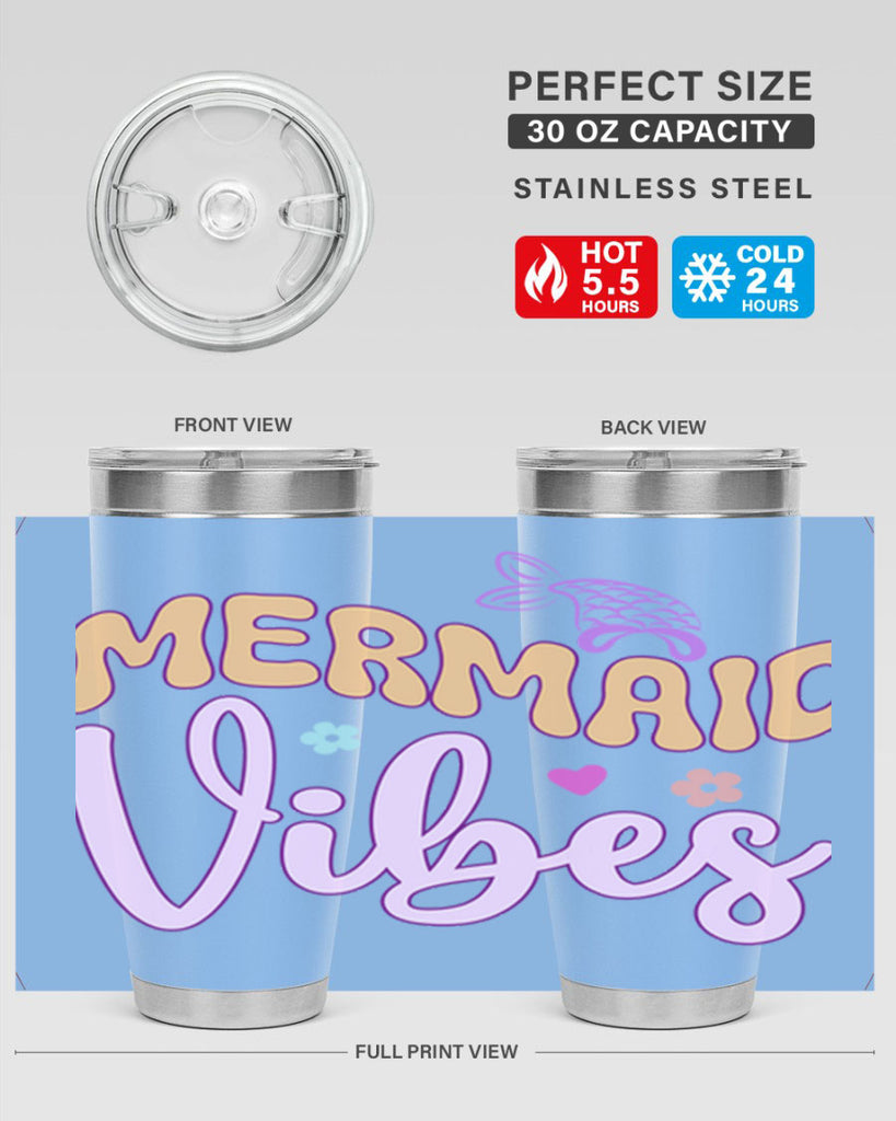 Mermaid Vibes 460#- mermaid- Tumbler