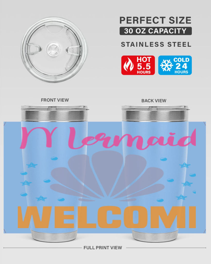 Mermaid Welcome Design 467#- mermaid- Tumbler