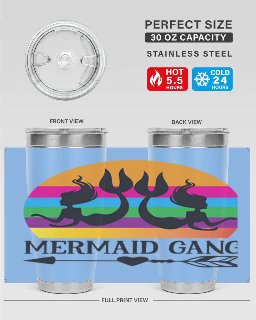 Mermaid gang 402#- mermaid- Tumbler