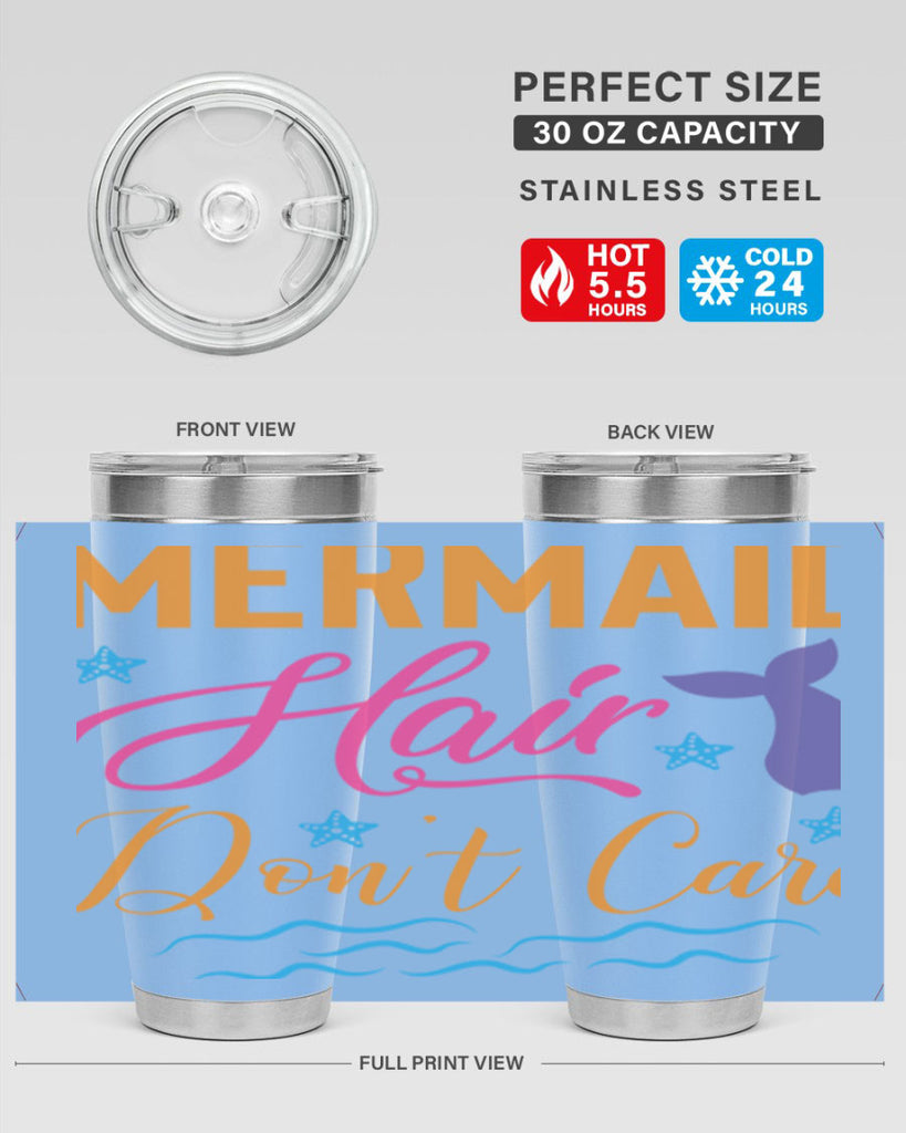 Mermaid hair dont care 414#- mermaid- Tumbler