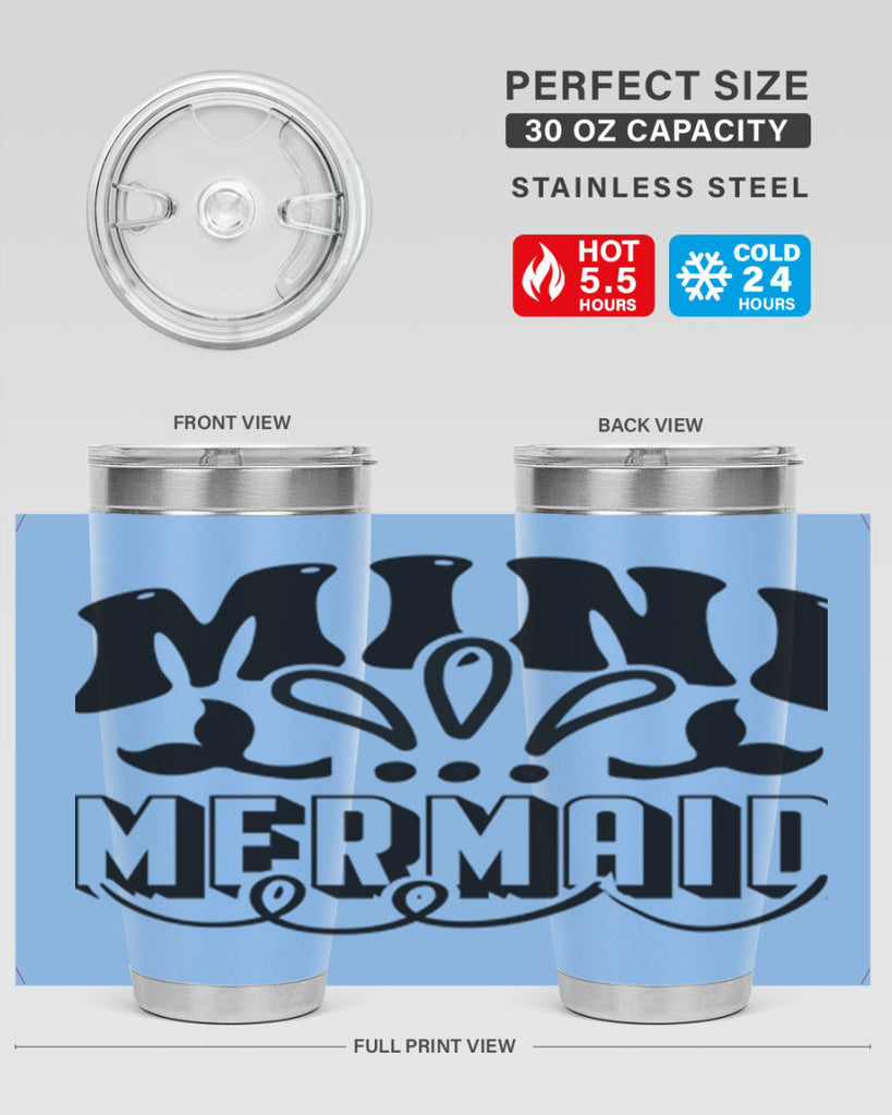 Mini mermaid 507#- mermaid- Tumbler