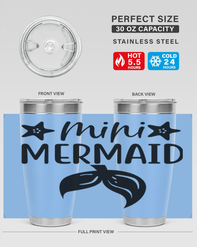 Mini mermaid 511#- mermaid- Tumbler