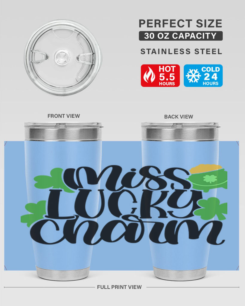 Miss Lucky Charm Style 48#- St Patricks Day- Tumbler