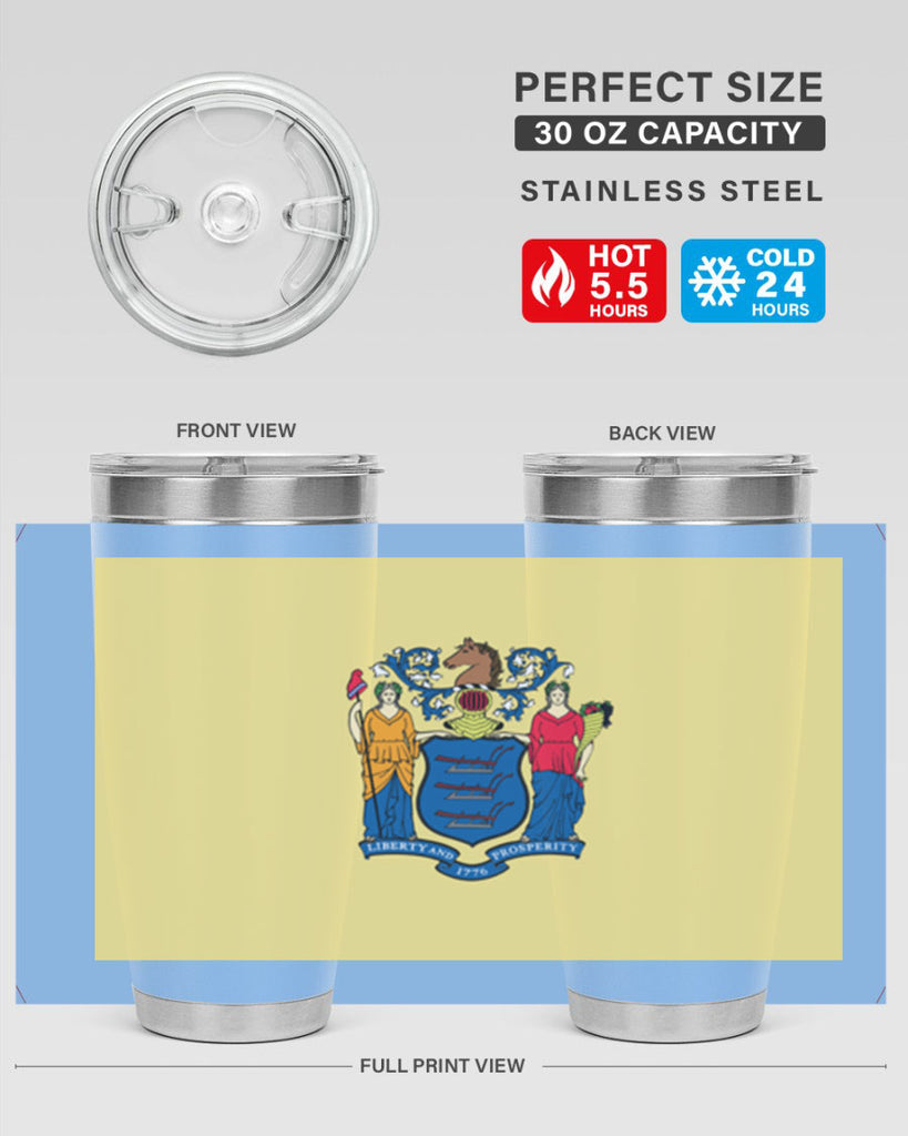 New Jersey 22#- Us Flags- Tumbler