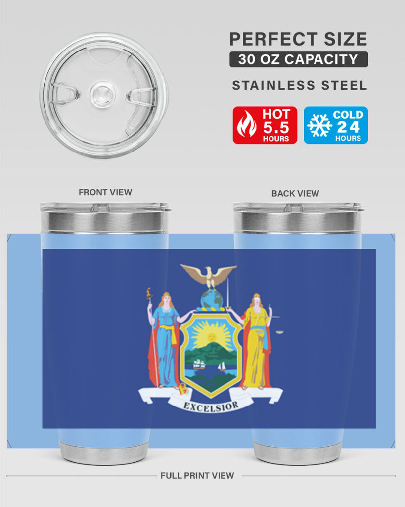 New York 20#- Us Flags- Tumbler