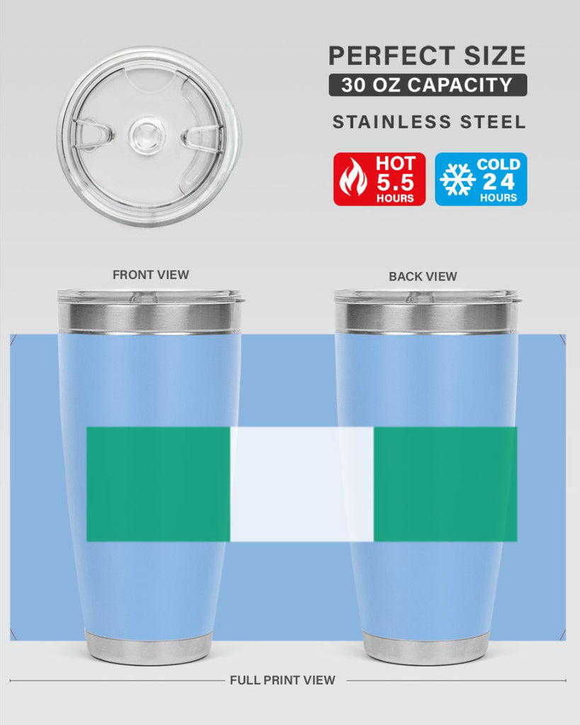 Nigeria 71#- world flags- Tumbler