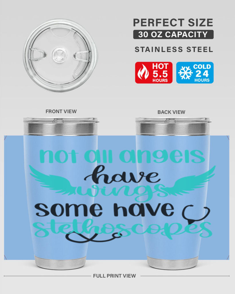 Not All Angels Have Style Style 127#- nurse- tumbler