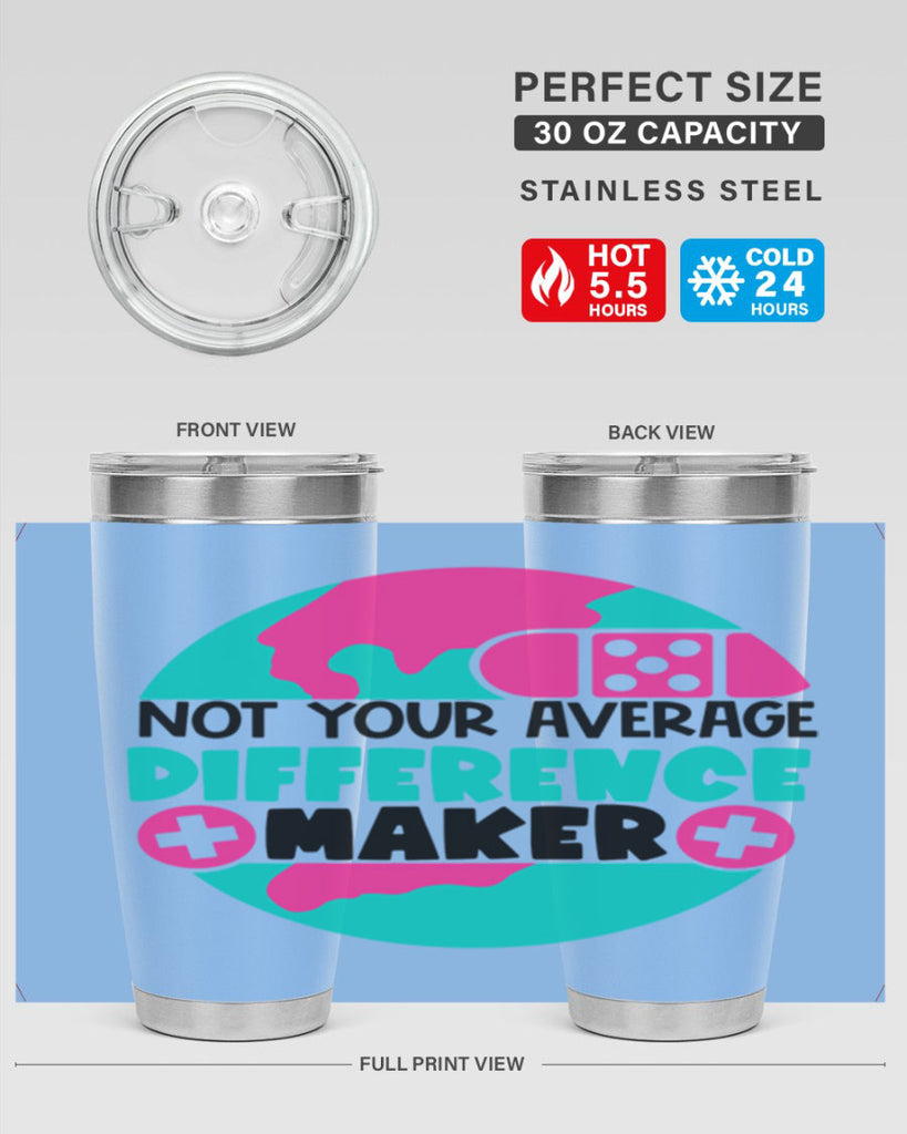 Not Your Averange Difference Maker Style Style 122#- nurse- tumbler