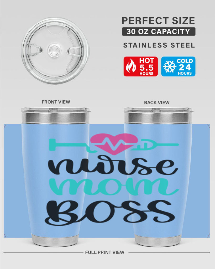 Nurse Mom Boss Style Style 101#- nurse- tumbler