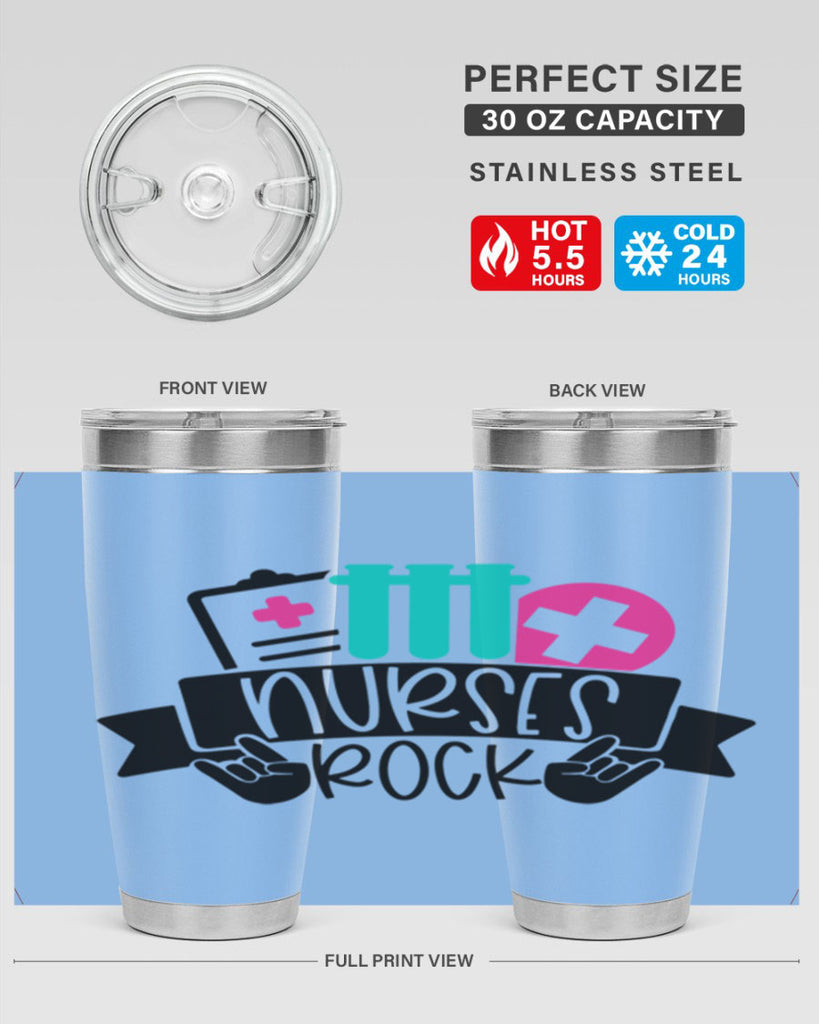 Nurses Rock Style Style 78#- nurse- tumbler