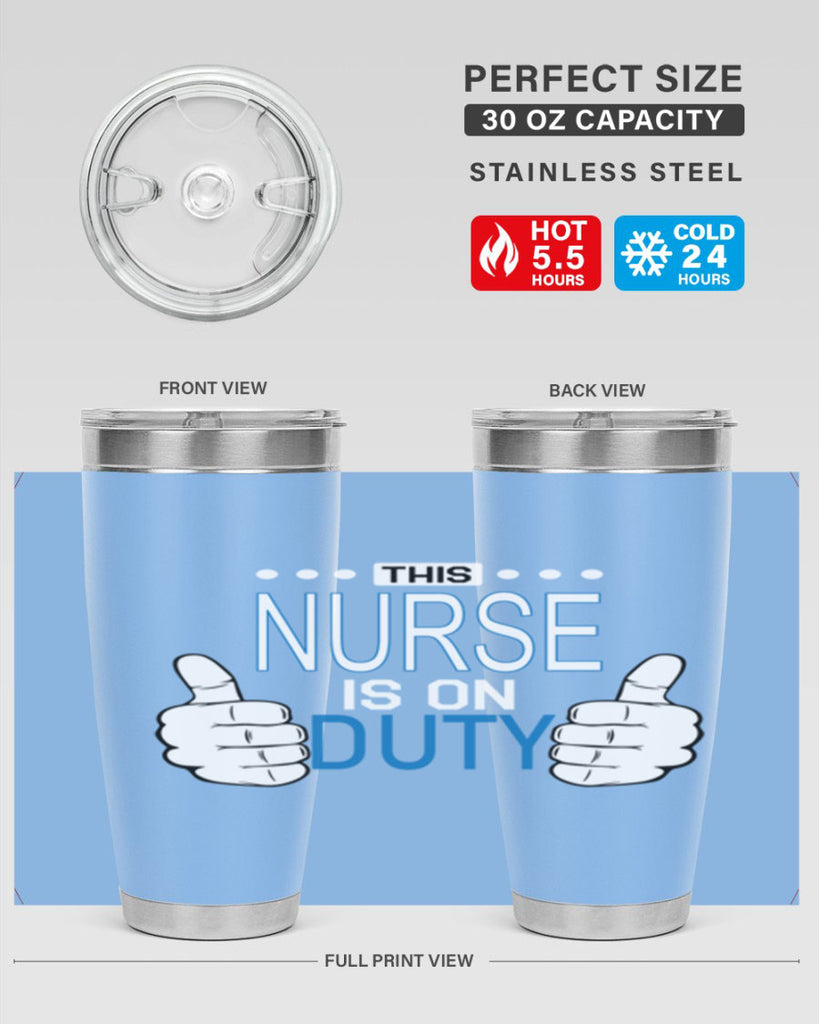 NursetransperntPNG Style 400#- nurse- tumbler