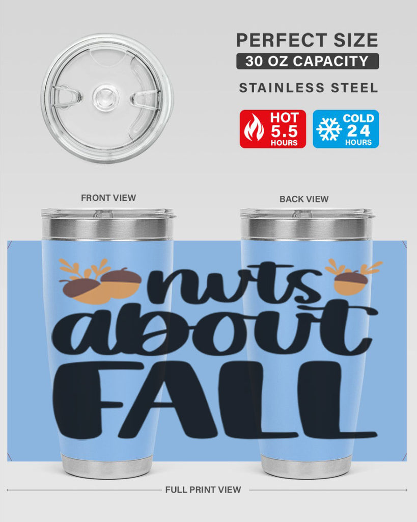 Nuts About Fall 503#- fall- Tumbler