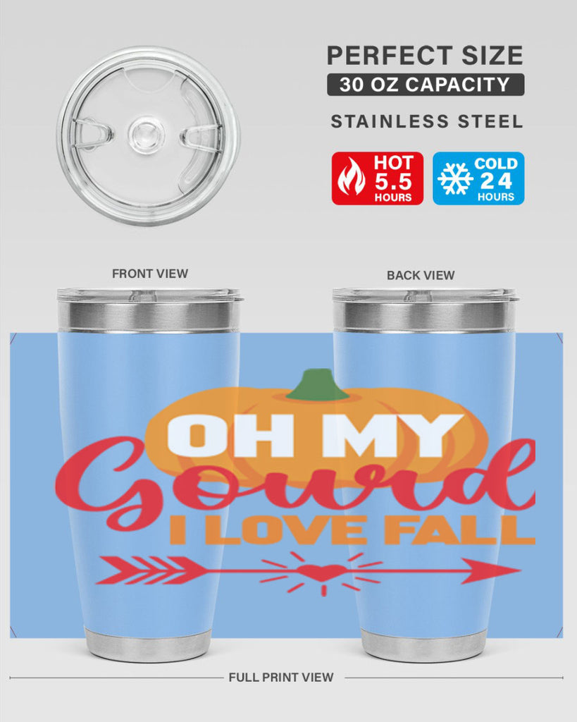 OhMyGourdILove 459#- fall- Tumbler