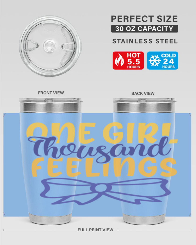 One Girl Thousand Feelings Style 208#- baby- tumbler